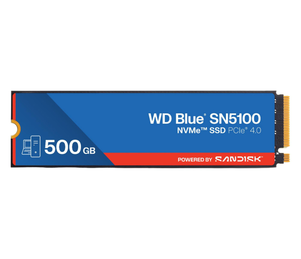 WD 500GB M.2 PCIe Gen4 NVMe Blue SN5100 WDS500G5B0E-00CPE0 - 1361028 - zdjęcie